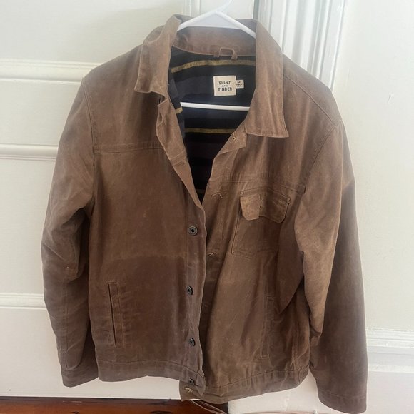 Flint and Tinder Jackets & Coats Flint And Tinder Waxed Trucker